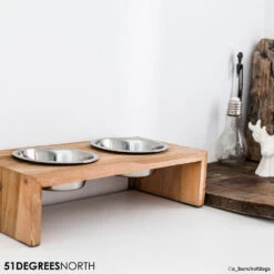 51 Degrees North Voerbak Teak High -Selecteer Dierenwinkels 51 degrees north voerbak teak high 211097 1000 none