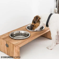 51 Degrees North Voerbak Teak High -Selecteer Dierenwinkels 51 degrees north voerbak teak high 211100 1000 none