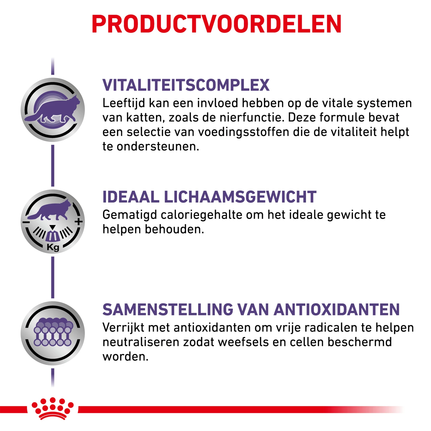 Royal Canin VCN - Mature Consult Balance - Cat - Maaltijdzakje 5 Royal Canin VCN - Mature Consult Balance - Cat - Maaltijdzakje - Afbeelding 3