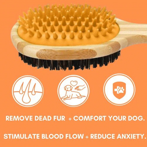 Dogslife Bamboo Dog Brush 8 Dogslife Bamboo Dog Brush - Afbeelding 6