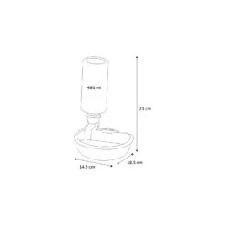 Flamingo Drinkfles Diza -Selecteer Dierenwinkels flamingo drinkfles diza 222563 1500 none