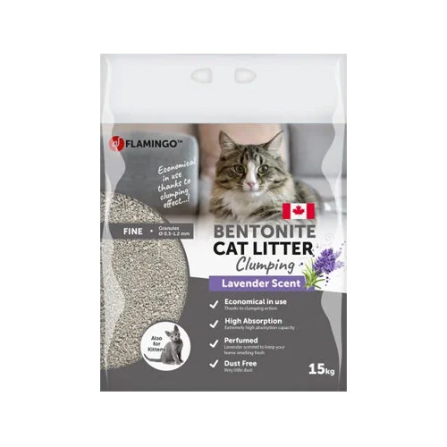 Flamingo Kattenbakvulling Lavendel 4 Flamingo Kattenbakvulling Lavendel - Afbeelding 2