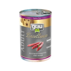 Grau Excellence Adult Puur Hondenvoer - Lam - Blik -Selecteer Dierenwinkels grau excellence adult puur hondenvoer lam blik 178390 2000 none