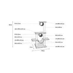 Flamingo Krabpaal Amedeo -Selecteer Dierenwinkels krabpaal amedeo 222623 1000 none