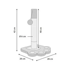 Flamingo Krabpaal CYA 2 -Selecteer Dierenwinkels krabpaal cya 2 222611 1000 none