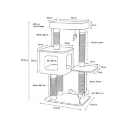 Flamingo Krabpaal Fati -Selecteer Dierenwinkels krabpaal fati 222620 1000 none