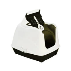 Moderna Kattentoilet Flip Cat - Zwart -Selecteer Dierenwinkels moderna kattentoilet flip cat zwart 170857 0500 none