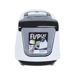 Moderna Kattentoilet Flip Cat - Zwart -Selecteer Dierenwinkels moderna kattentoilet flip cat zwart 170860 2000 none