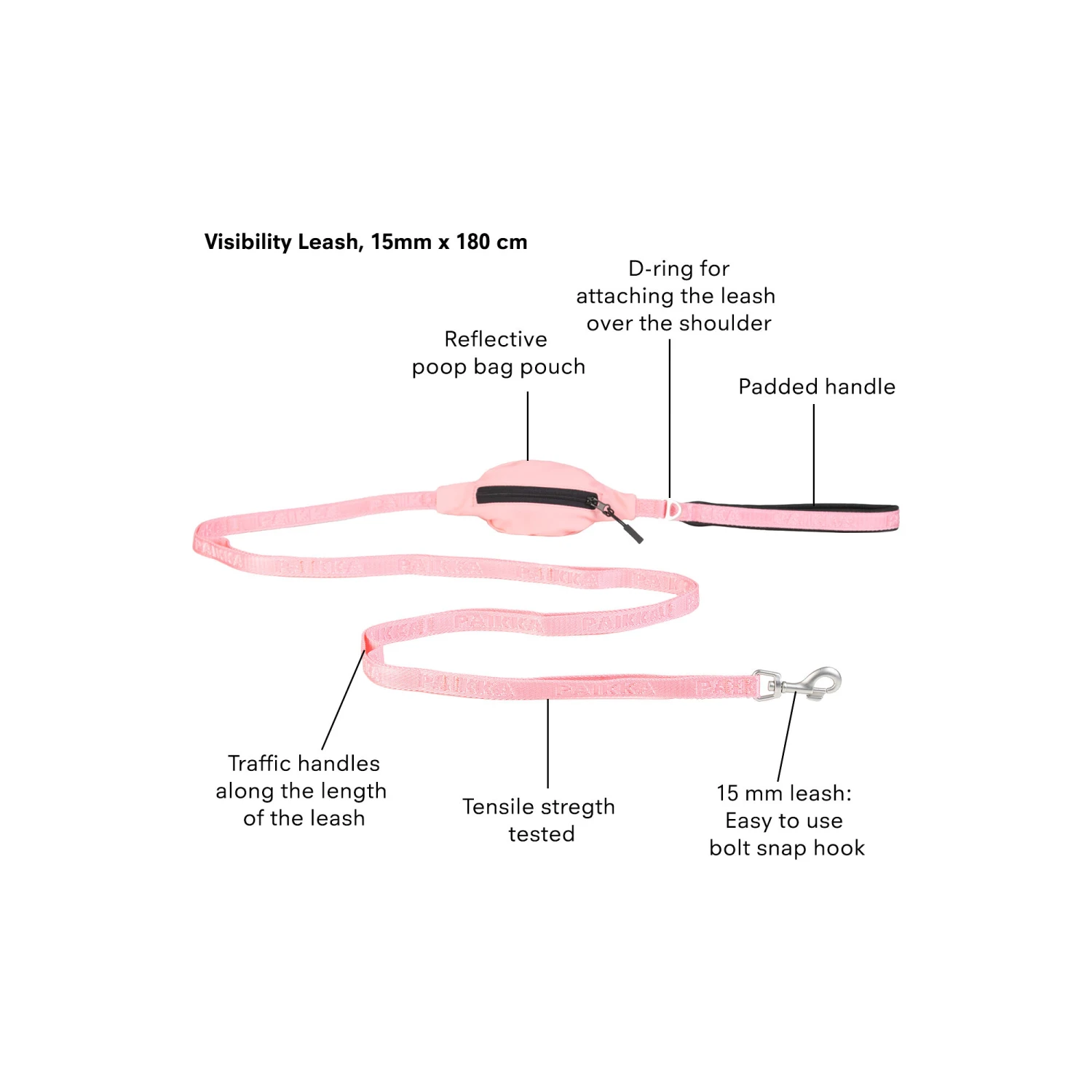 PAIKKA Visibility Leash 8 PAIKKA Visibility Leash - Image 6