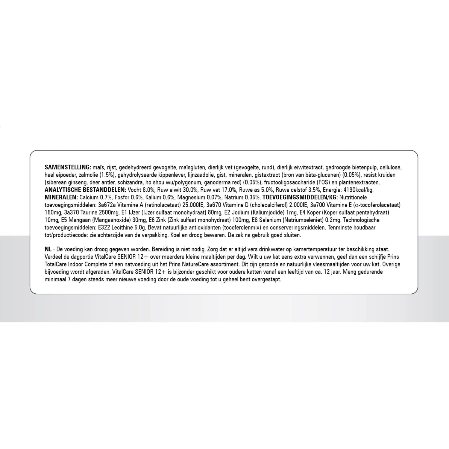 Prins VitalCare Senior 12+ 12 Prins VitalCare Senior 12+ - Image 10