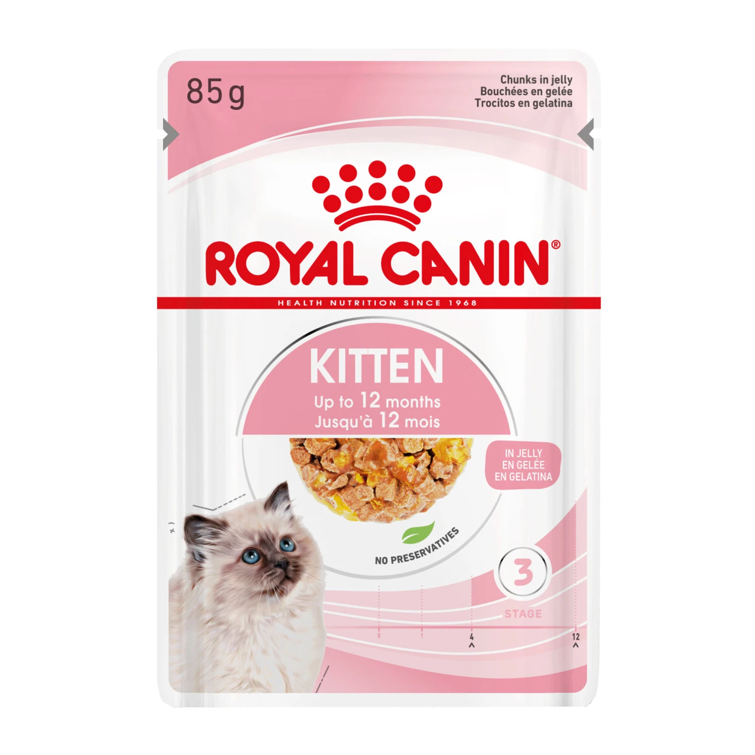 Royal Canin Kitten In Jelly - Kattenvoer 4 Royal Canin Kitten In Jelly - Kattenvoer - Image 2