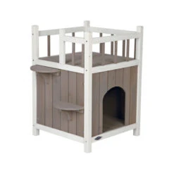 Trixie Natura Kattenhuis Met Balkon -Selecteer Dierenwinkels trixie natura kattenhuis met balkon 93535 0500 none