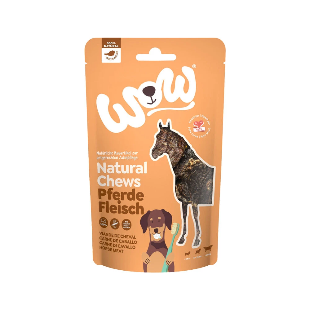 WOW! Natural Chews Paardenvlees 4 WOW! Natural Chews Paardenvlees - Image 2